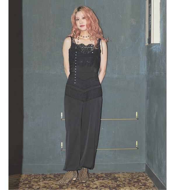 JOURNAL STANDARD「【SALLY VINTAGE &times; JOURNAL STANDARD】SALLY LACE SALOPETTE」|オールインワン|