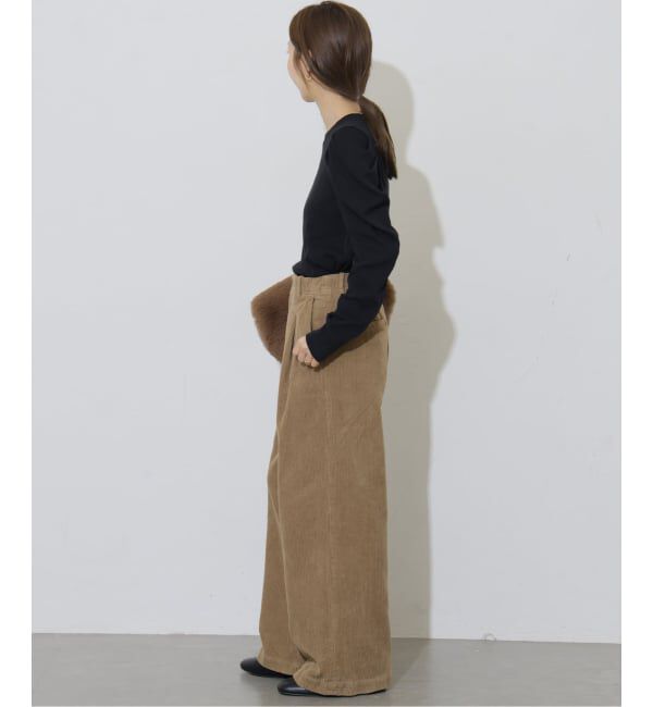 JOURNAL STANDARD relume「《追加予約 / 新色》ウォッシャブルコーデュロイタックワイドパンツ」|その他|