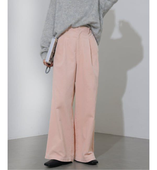 JOURNAL STANDARD relume「《追加予約 / 新色》ウォッシャブルコーデュロイタックワイドパンツ」|その他|