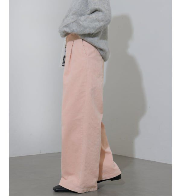 JOURNAL STANDARD relume「《追加予約 / 新色》ウォッシャブルコーデュロイタックワイドパンツ」|その他|