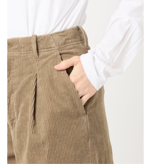 JOURNAL STANDARD relume「《追加予約 / 新色》ウォッシャブルコーデュロイタックワイドパンツ」|その他|