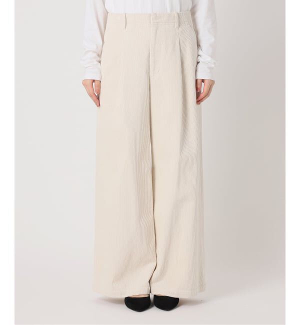 JOURNAL STANDARD relume「《追加予約 / 新色》ウォッシャブルコーデュロイタックワイドパンツ」|その他|