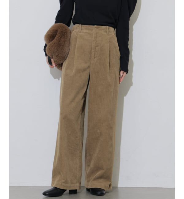 JOURNAL STANDARD relume「《追加予約 / 新色》ウォッシャブルコーデュロイタックワイドパンツ」|その他|