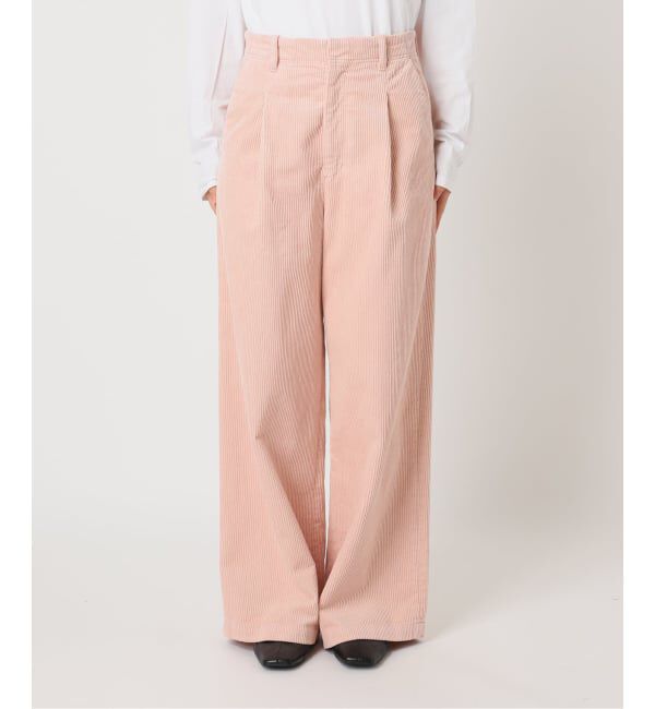 JOURNAL STANDARD relume「《追加予約 / 新色》ウォッシャブルコーデュロイタックワイドパンツ」|その他|