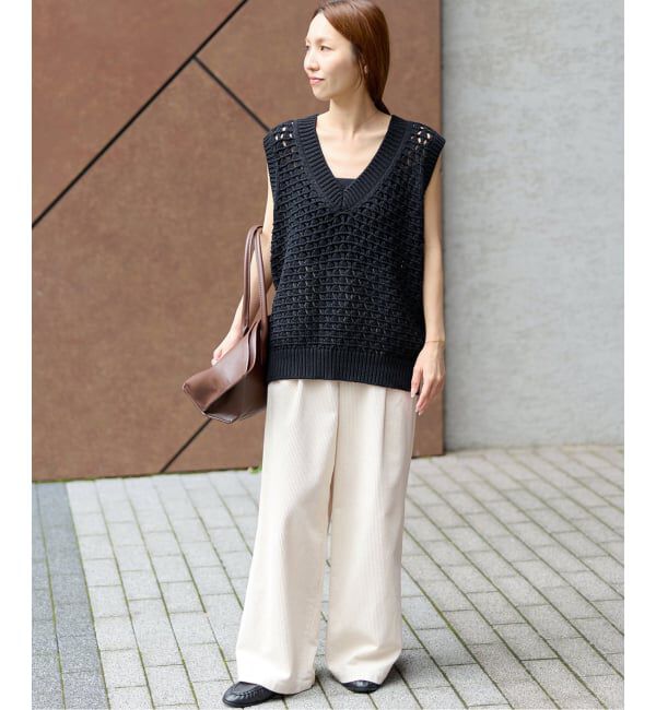 JOURNAL STANDARD relume「《追加予約 / 新色》ウォッシャブルコーデュロイタックワイドパンツ」|その他|