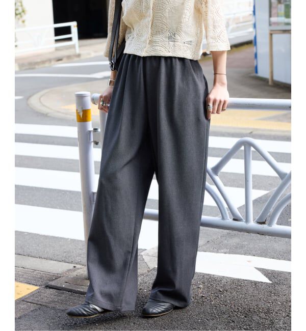 JOURNAL STANDARD「《追加》ウールライクストレッチワイドパンツ」|その他|