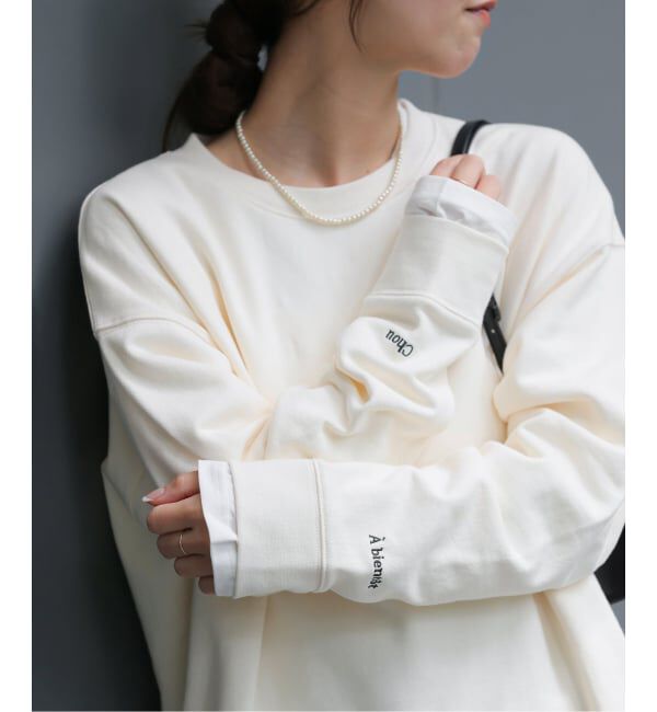 JOURNAL STANDARD relume「《WEB限定追加予約》［2枚セット］3WAY刺繍レイヤードスウェット」|スウェット・ジャージ|