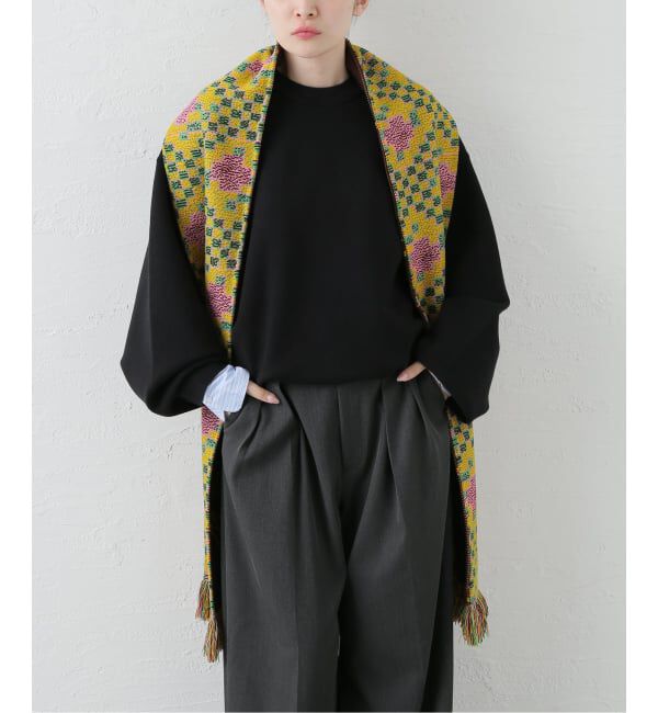 Oriens JOURNAL STANDARD「【Montmartre New York/モンマルトルニューヨーク】Yellow Pattern Scarf」|マフラー|