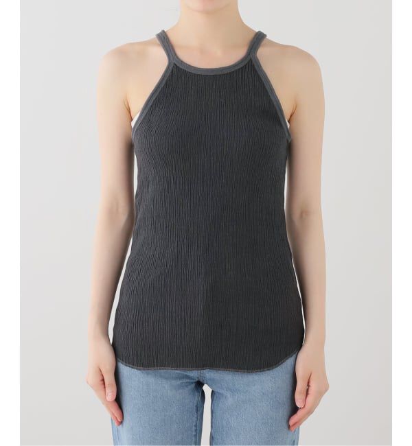 FRAMeWORK「MATTII Wrinkle cotton Crew neck tank top」|タンクトップ|