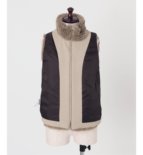 Spick and Span「TICCA / ティッカ WOOLファーベスト」|ダウンベスト・ベスト|