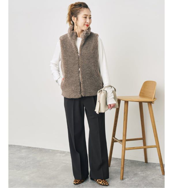Spick and Span「TICCA / ティッカ WOOLファーベスト」|ダウンベスト・ベスト|