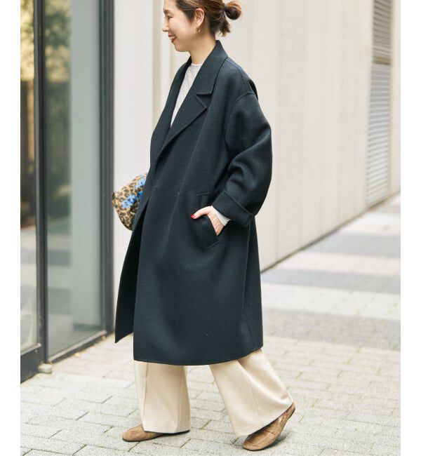 Spick and Span「ビーバーダブルフェイスチェスターコート」|チェスターコート|