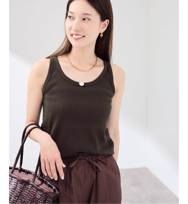 FRAMeWORK「RIB TUNK TOP」|タンクトップ|