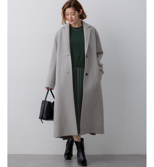 23区「【WEB&一部店舗限定】ウールモッサ チェスターコート」|チェスターコート|
