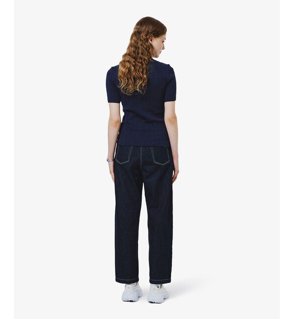 LACOSTE「バレルレッグデニムパンツ」|デニム|