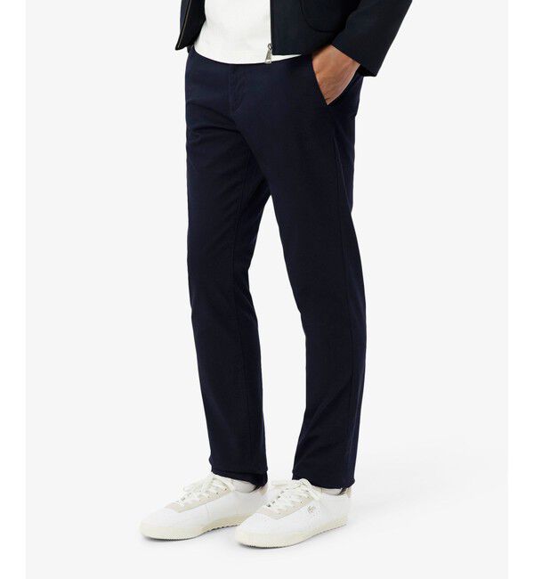 LACOSTE「スリムフィットテーパードストレッチチノパンツ」|チノ|