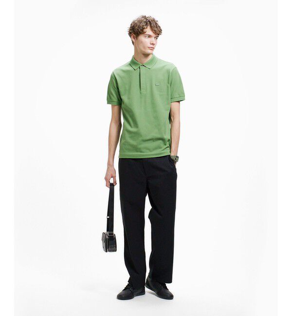 LACOSTE「ウールライクワイドバギーイージーパンツ」|サルエル|
