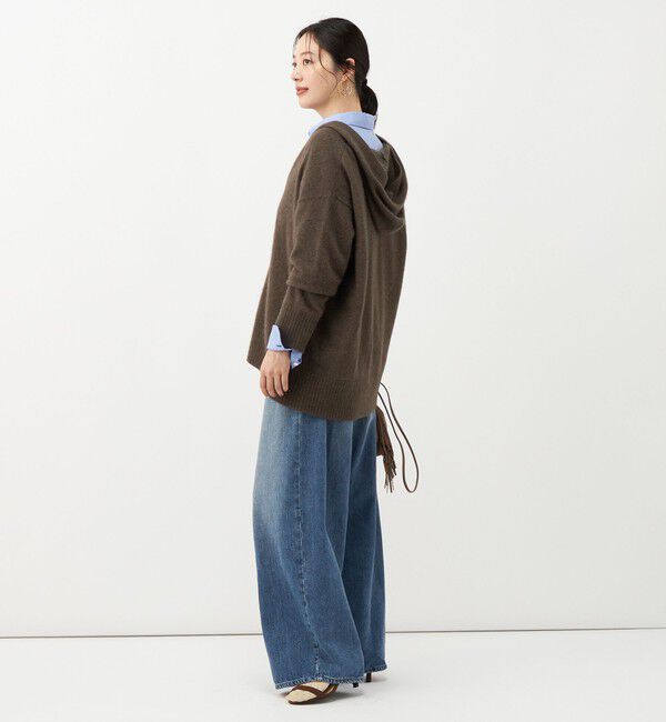NOLLEY'S「【WEB＆一部店舗限定カラー】《手洗い可能》ヘアリーフーディーカーディガン」|カーディガン|