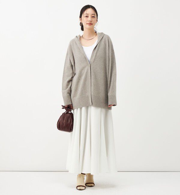 NOLLEY'S「【WEB＆一部店舗限定カラー】《手洗い可能》ヘアリーフーディーカーディガン」|カーディガン|