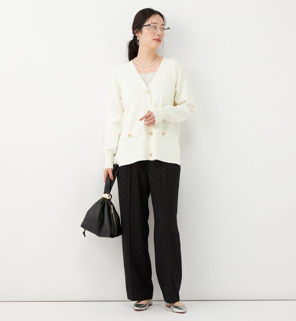 NOLLEY'S「《防シワ》ウォッシャブルウールライクセミワイドパンツ」|その他|