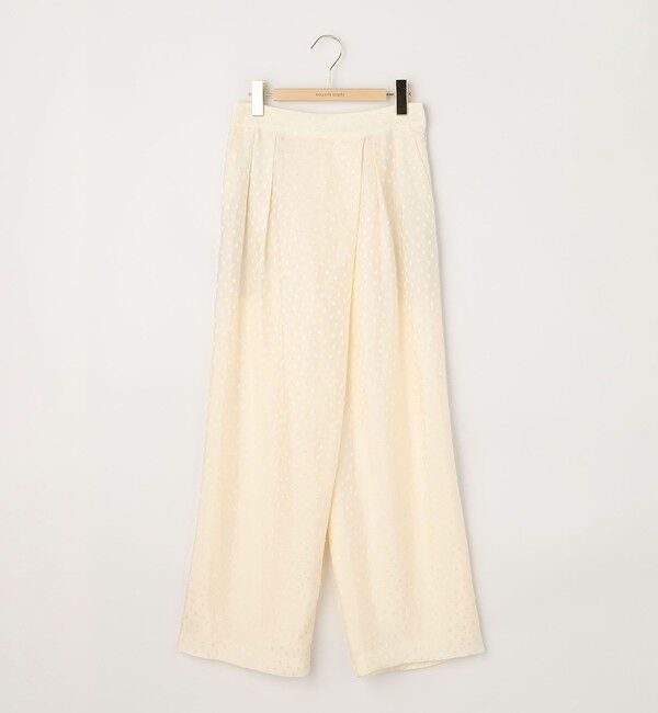 NOLLEY'S sophi「【WEB＆一部店舗限定カラー】ウォッシャブルサテンカットジャガードドットパンツ」|その他|