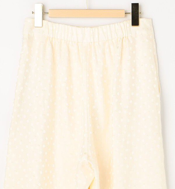 NOLLEY'S sophi「【WEB＆一部店舗限定カラー】ウォッシャブルサテンカットジャガードドットパンツ」|その他|
