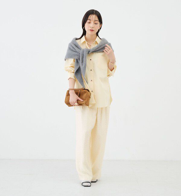 NOLLEY'S sophi「【WEB＆一部店舗限定カラー】ウォッシャブルサテンカットジャガードドットパンツ」|その他|