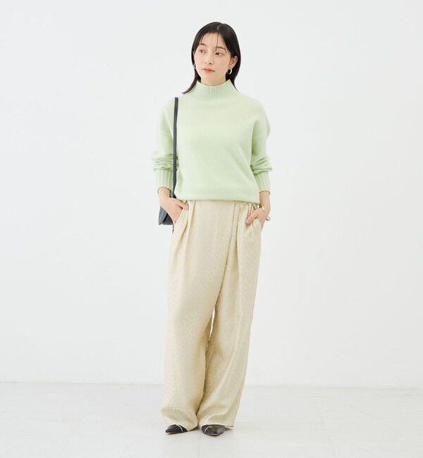 NOLLEY'S sophi「【WEB＆一部店舗限定カラー】ウォッシャブルサテンカットジャガードドットパンツ」|その他|