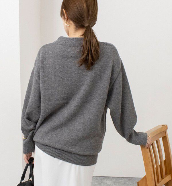 NOLLEY'S「【WEB限定】ワイドリブヘムロングニット」|ニット・セーター|