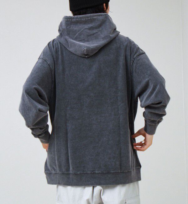 GLOSTER「【ロンT以上、パーカー未満】ケミカル加工 フードロンT」|パーカー|
