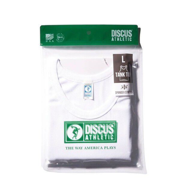 GLOSTER「【DISCUS ATHLETIC】RIB Pack-Tank タンクトップ」|タンクトップ|ホワイト