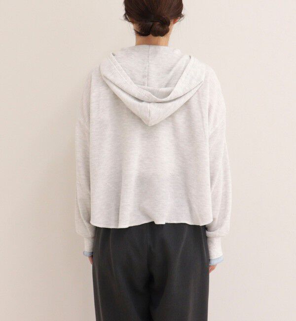 fredy emue「《WEB限定》【DISCUS /ディスカス】ワッフルヘンリーネックフーディ」|Tシャツ・カットソー|