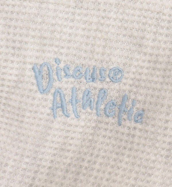 fredy emue「《WEB限定》【DISCUS /ディスカス】ワッフルヘンリーネックフーディ」|Tシャツ・カットソー|