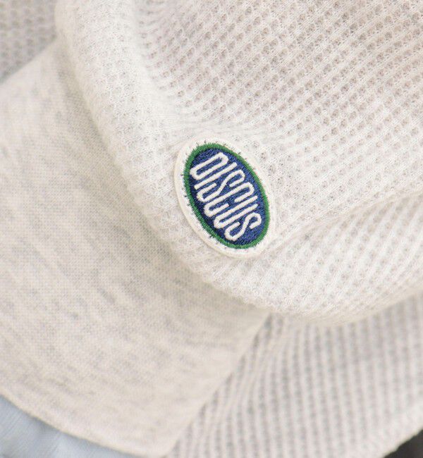 fredy emue「《WEB限定》【DISCUS /ディスカス】ワッフルヘンリーネックフーディ」|Tシャツ・カットソー|