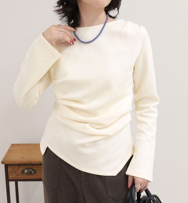 fredy emue「アシメデザインポンチブラウス」|Tシャツ・カットソー|