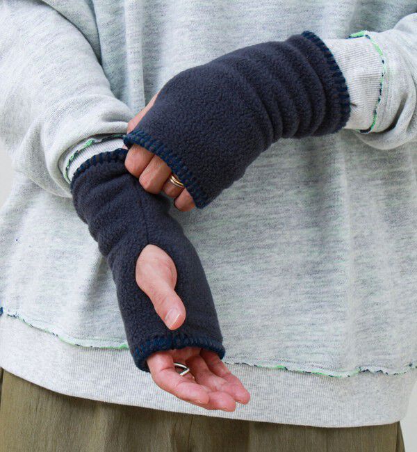 GLOSTER「【TWEEDMILL/ツイードミル】フィンガーレスフリースグローブ」|手袋|