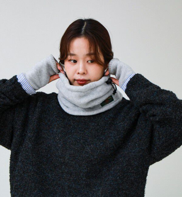 GLOSTER「【TWEEDMILL/ツイードミル】フィンガーレスフリースグローブ」|手袋|