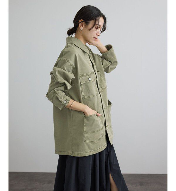 SALON adam et rope'「【WEB・一部店舗限定】ブロークンツイルカバーオール」|その他|