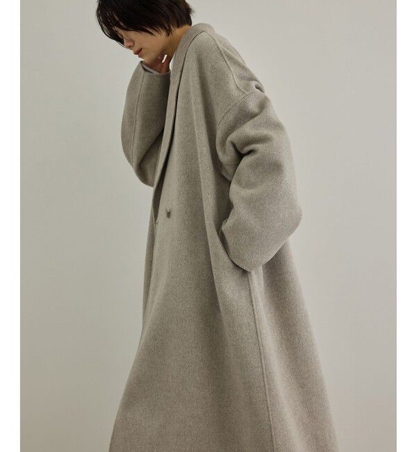 SALON adam et rope'「Super140's シャルムリバーロングコート」|チェスターコート|