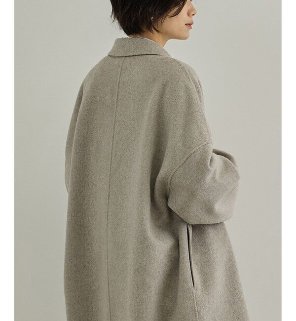 SALON adam et rope'「Super140's シャルムリバーロングコート」|チェスターコート|