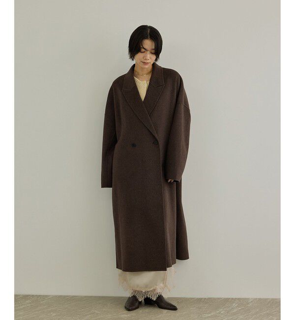 SALON adam et rope'「Super140's シャルムリバーロングコート」|チェスターコート|