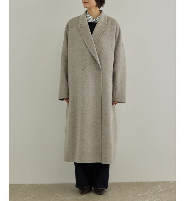 SALON adam et rope'「Super140's シャルムリバーロングコート」|チェスターコート|