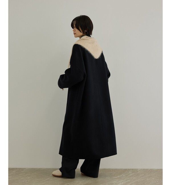 SALON adam et rope'「Super140's シャルムリバーロングコート」|チェスターコート|