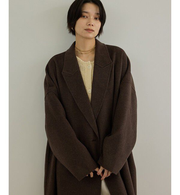 SALON adam et rope'「Super140's シャルムリバーロングコート」|チェスターコート|