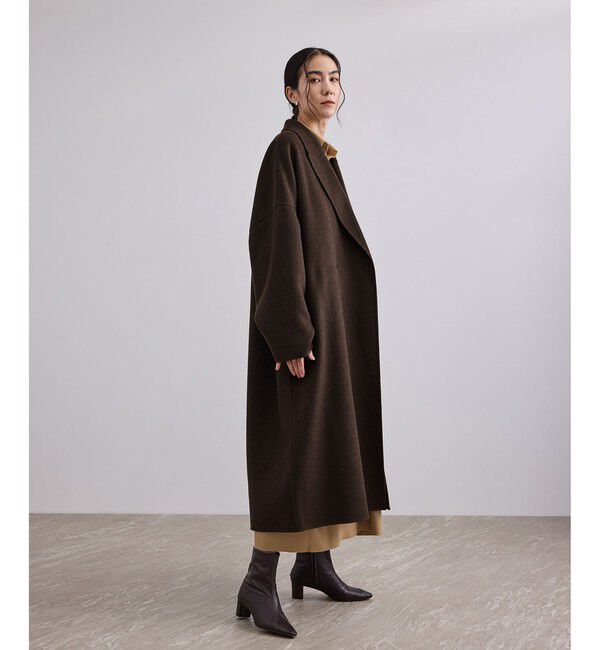 SALON adam et rope'「Super140's シャルムリバーロングコート」|チェスターコート|