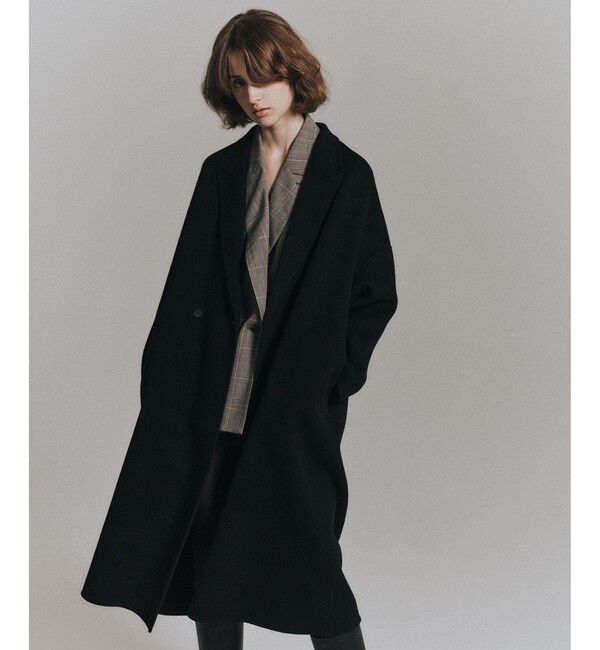 SALON adam et rope'「Super140's シャルムリバーロングコート」|チェスターコート|