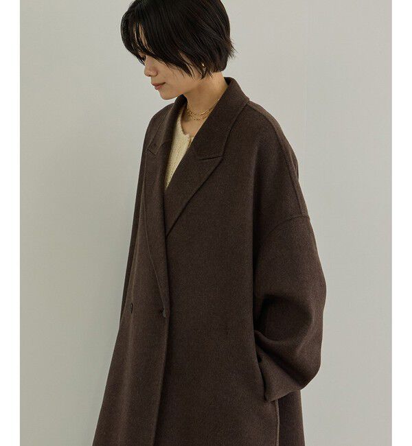 SALON adam et rope'「Super140's シャルムリバーロングコート」|チェスターコート|
