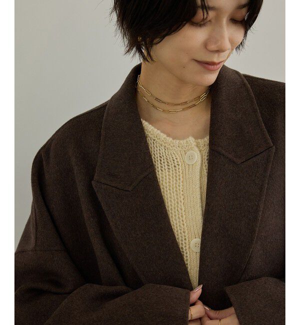 SALON adam et rope'「Super140's シャルムリバーロングコート」|チェスターコート|
