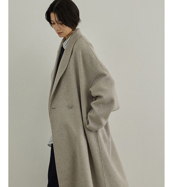 SALON adam et rope'「Super140's シャルムリバーロングコート」|チェスターコート|