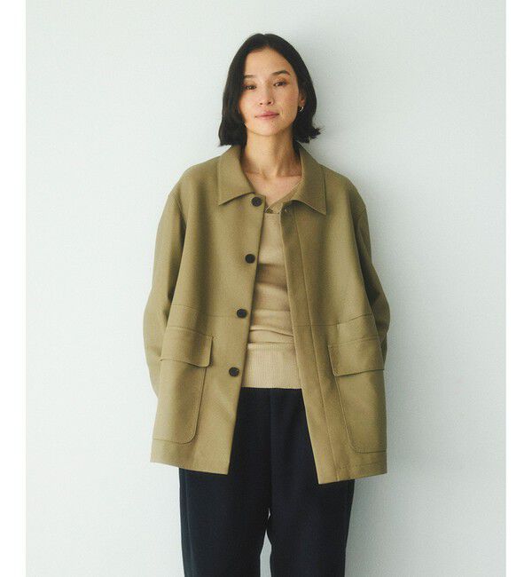 SALON adam et rope'「ラムレザーカバーオール / セットアップ対応」|その他|ベージュ(27)